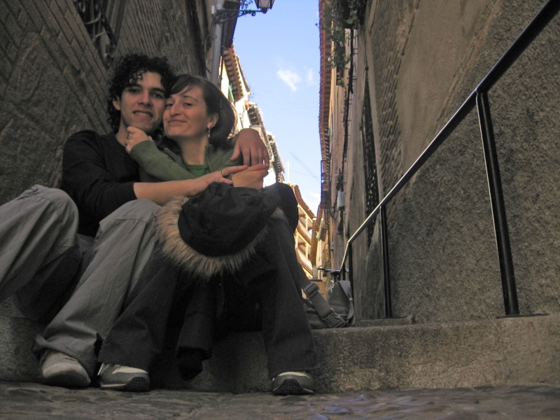 Yo con mi Novia cuando vino a espa&ntilde;a a pasar sus vacaciones conmigo, en Toledo, Espa&ntilde;a.